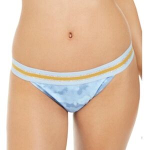 Hula Honey Surf Blue Tie Dye Bikini Bottom Size Large